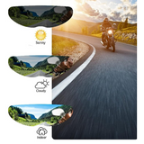 Universal Anti-Fog Film Photochromic Lens Insert For Motorcycle Helmet Visor 3.7" X 10.7" Combo